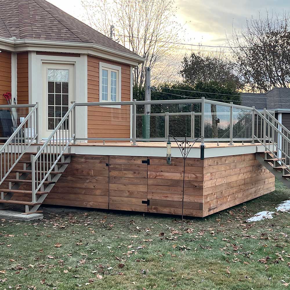 Patio terrasse construction